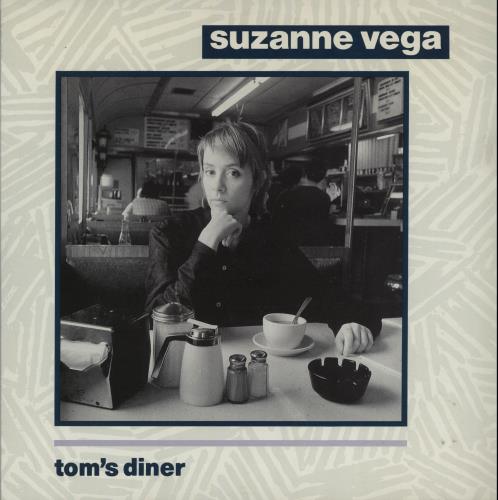 Suzanne Vega Tom's Diner 7" vinyl single (7 inch record / 45) UK VEG07TO64998