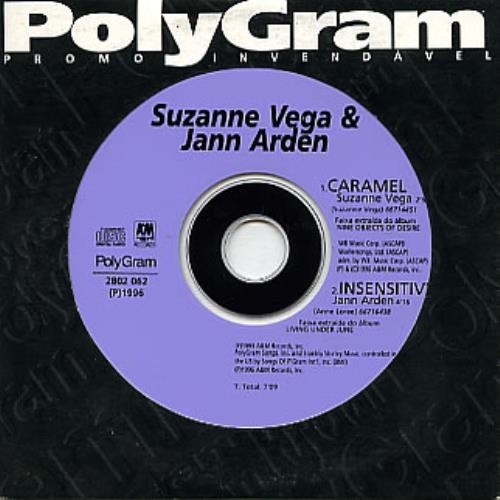 Suzanne Vega Caramel Brazilian Promo CD single (CD5 / 5") (285936)