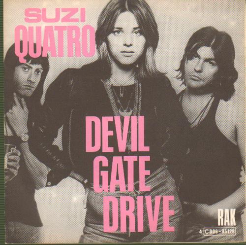 Suzi Quatro Devil Gate Drive 7" vinyl single (7 inch record / 45) Belgian SUZ07DE656758