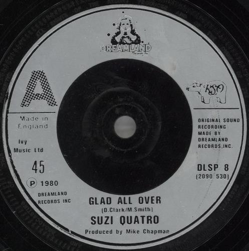 Suzi Quatro Glad All Over 7" vinyl single (7 inch record / 45) UK SUZ07GL731645
