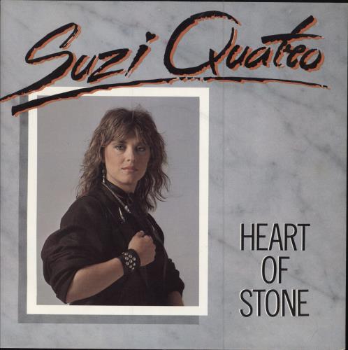 Suzi Quatro Heart Of Stone 7" vinyl single (7 inch record / 45) UK SUZ07HE784608