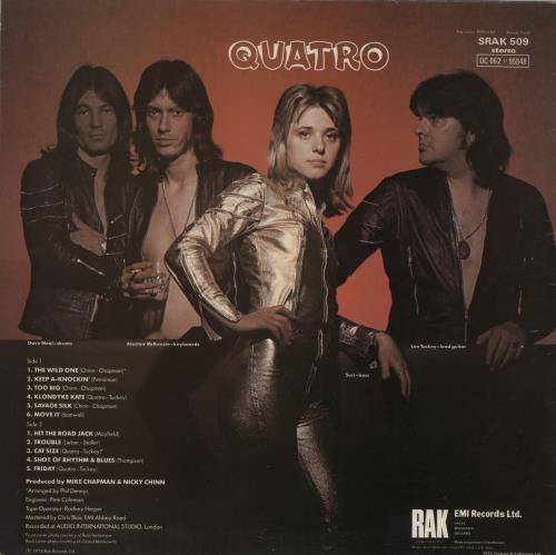 Suzi Quatro Quatro - EX vinyl LP album (LP record) UK SUZLPQU616764