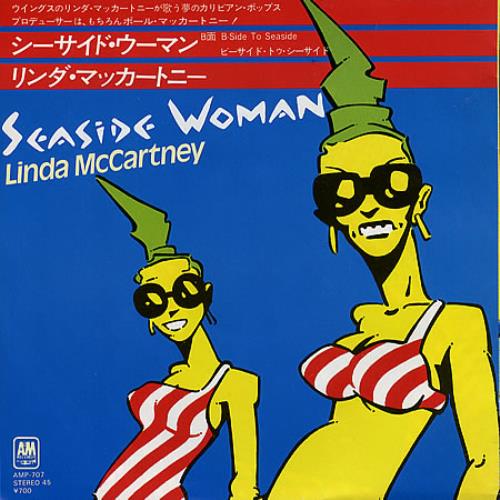 Suzy And The Red Stripes Seaside Woman 7" vinyl single (7 inch record / 45) Japanese SZY07SE402910