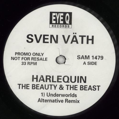 Sven Vath Harlequin - The Beauty & The Beast 12" vinyl single (12 inch record / Maxi-single) UK SVV12HA288959