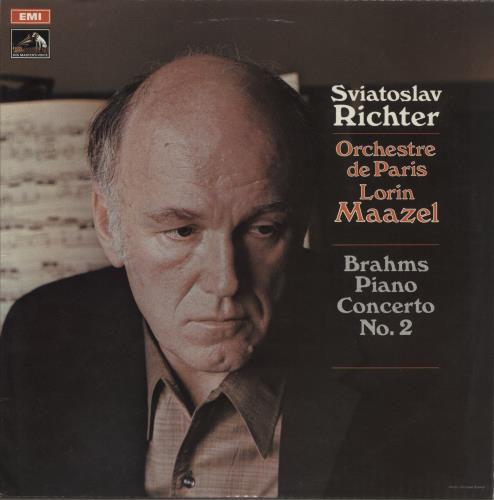 Sviatoslav Richter Brahms: Piano Concerto No. 2 in B Flat, Op.83 vinyl LP album (LP record) UK XVILPBR869878