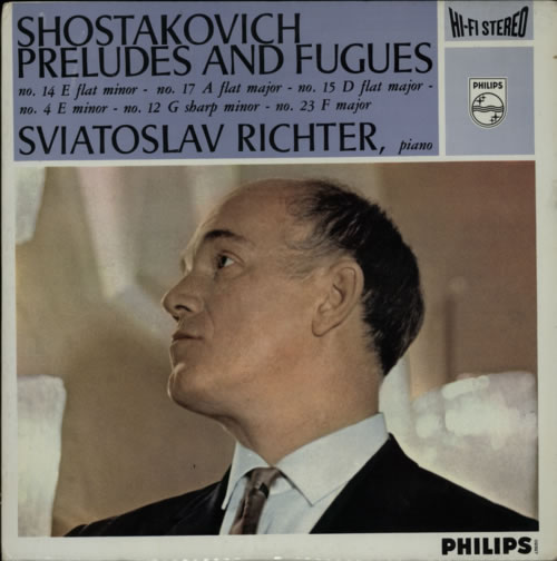 Sviatoslav Richter Shostakovich: Preludes And Fugues vinyl LP album (LP record) Dutch XVILPSH624627