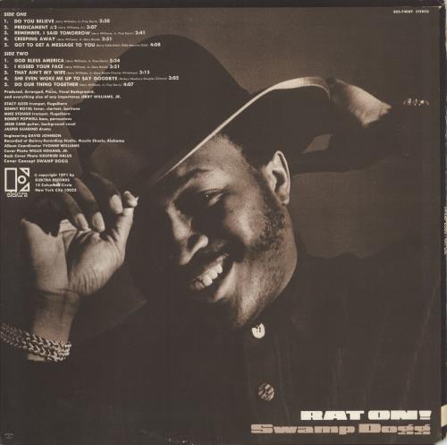 Swamp Dogg Rat On! vinyl LP album (LP record) US S2WLPRA784745