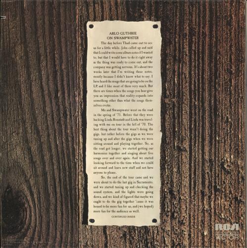 Swampwater Swampwater vinyl LP album (LP record) US Y0ALPSW708696