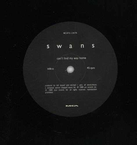 Swans Can't Find My Way Home - VG/EX 12" vinyl single (12 inch record / Maxi-single) UK SWN12CA859055