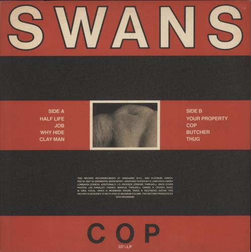 Swans Cop - EX vinyl LP album (LP record) UK SWNLPCO880946
