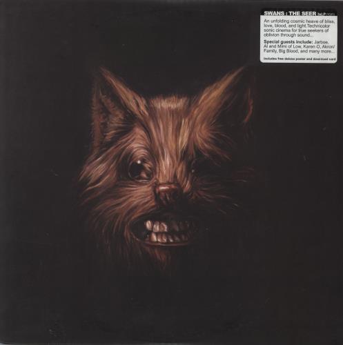 Swans The Seer - Stickered Sleeve 3-LP vinyl record set (Triple LP Album) US SWN3LTH796100