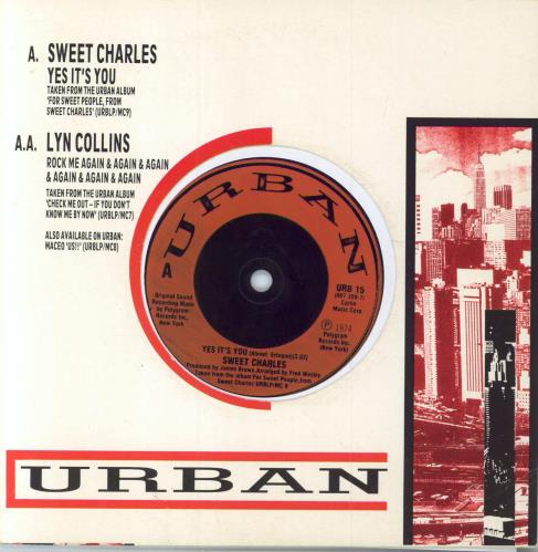 Sweet Charles Yes It's You 7" vinyl single (7 inch record / 45) UK XZE07YE796751