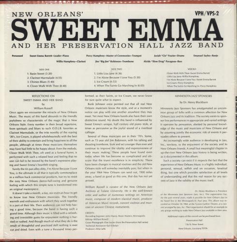 Sweet Emma Barrett Sweet Emma vinyl LP album (LP record) US VWJLPSW585773