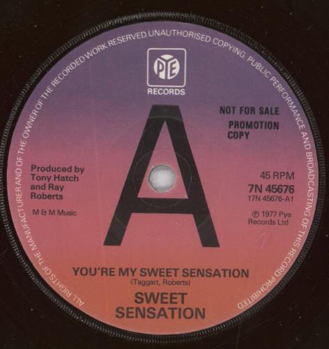 Sweet Sensation You're My Sweet Sensation 7" vinyl single (7 inch record / 45) UK VWF07YO834242