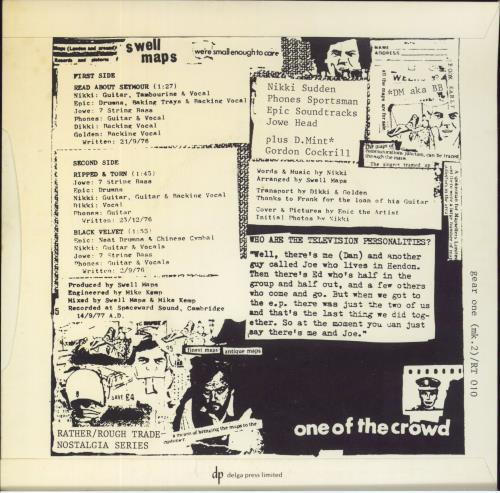 Swell Maps Read About Seymour 7" vinyl single (7 inch record / 45) UK SW107RE814623