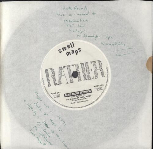 Swell Maps Read About Seymour 7" vinyl single (7 inch record / 45) UK SW107RE816062