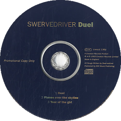 Swervedriver Duel CD single (CD5 / 5") UK SWEC5DU296906