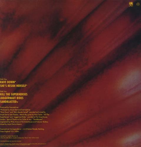 Swervedriver Rave Down 12" vinyl single (12 inch record / Maxi-single) US SWE12RA184978