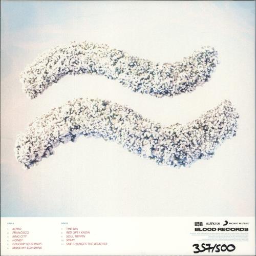 Swim Deep Where The Heaven Are We - Blue & White Swirl Vinyl vinyl LP album (LP record) UK XWILPWH876694