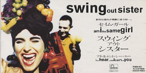 Swing Out Sister Am I The Same Girl 3" CD single (CD3) Japanese SOSC3AM85631