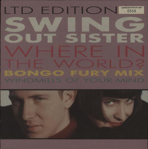 Swing Out Sister Where In The World 10" vinyl single (10 inch record) UK SOS10WH80320