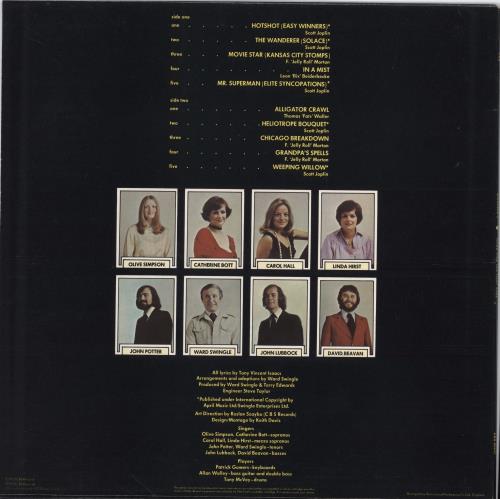 Swingle II Rags And All That Jazz vinyl LP album (LP record) UK SW2LPRA772846