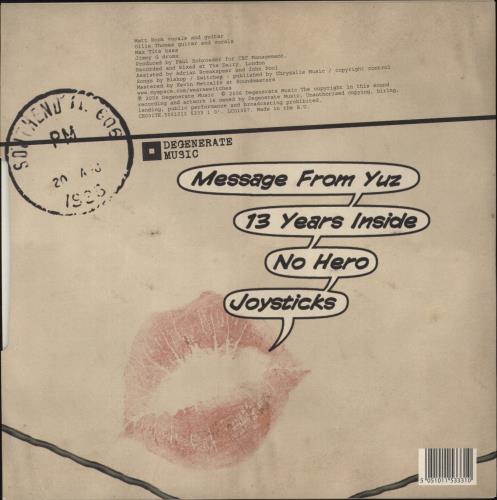 Switches Message from Yuz 10" vinyl single (10 inch record) UK SW810ME886481