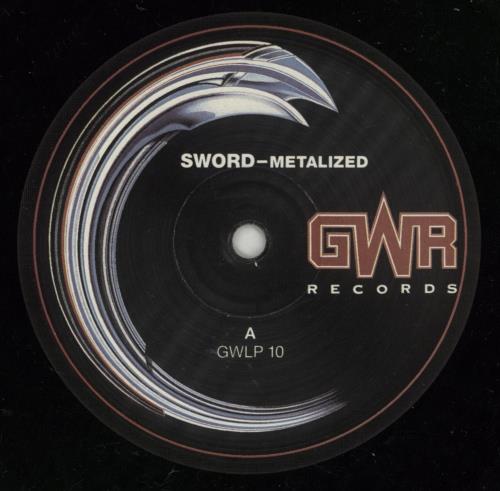 Sword Metalized vinyl LP album (LP record) UK SWOLPME868900