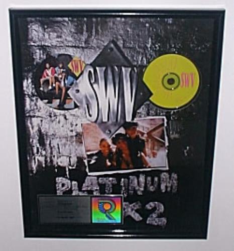 SWV It's About Time award disc US SWVAWIT154727