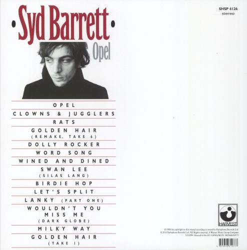 Syd Barrett Opel - 180gm vinyl LP album (LP record) UK SYDLPOP814059