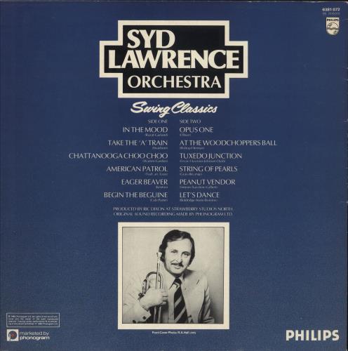 Syd Lawrence Swing Classics vinyl LP album (LP record) UK SJ6LPSW748763