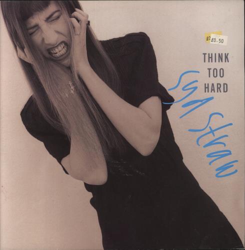 Syd Straw Think Too Hard 12" vinyl single (12 inch record / Maxi-single) UK SSW12TH844950