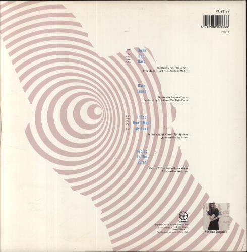 Syd Straw Think Too Hard 12" vinyl single (12 inch record / Maxi-single) UK SSW12TH844950