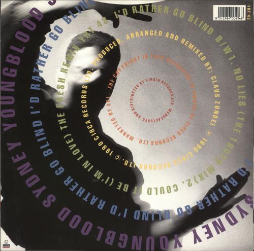 Sydney Youngblood I'd Rather Go Blind 12" vinyl single (12 inch record / Maxi-single) UK SYG12ID719218
