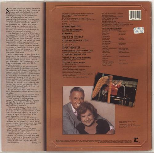 Sylvia Syms Syms By Sinatra vinyl LP album (LP record) US SS2LPSY711655