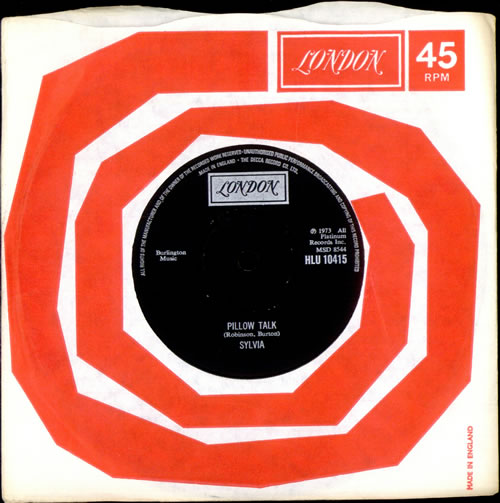 Sylvia Robinson Pillow Talk Uk 7 Vinyl Single 7 Inch Record