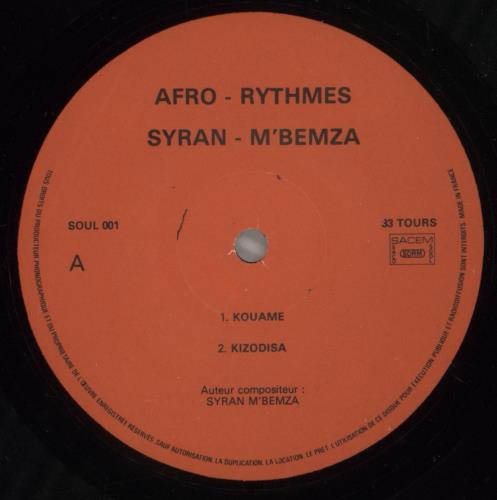 Syran M'Benza Kouame vinyl LP album (LP record) French 997LPKO882737
