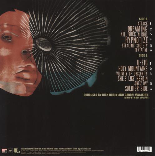 System Of A Down Hypnotize vinyl LP album (LP record) UK SMDLPHY849228