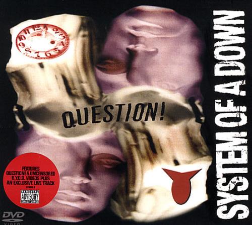 System Of A Down Question! DVD Single UK SMDDSQU332940