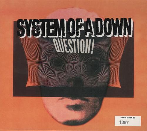 System Of A Down Question! 3-disc CD/DVD Set UK SMD3DQU365601