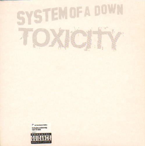 System Of A Down Toxicity - Red vinyl 7" vinyl single (7 inch record / 45) UK SMD07TO209522