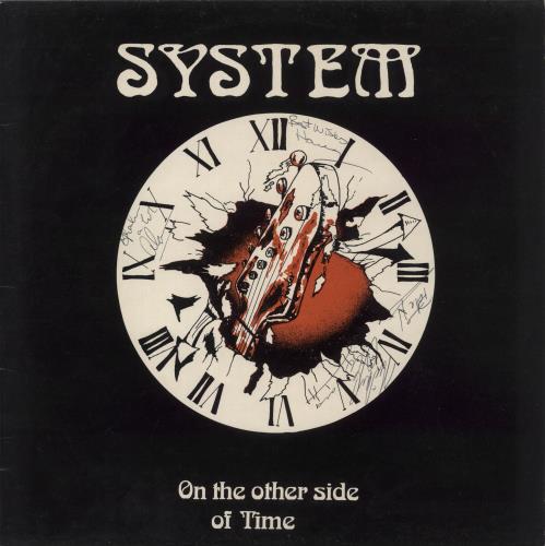 System On The Other Side Of Time - Fully Autographed vinyl LP album (LP record) UK -28LPON887217