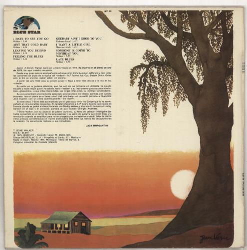 T-Bone Walker Feeling The Blues vinyl LP album (LP record) Spanish TB/LPFE735661