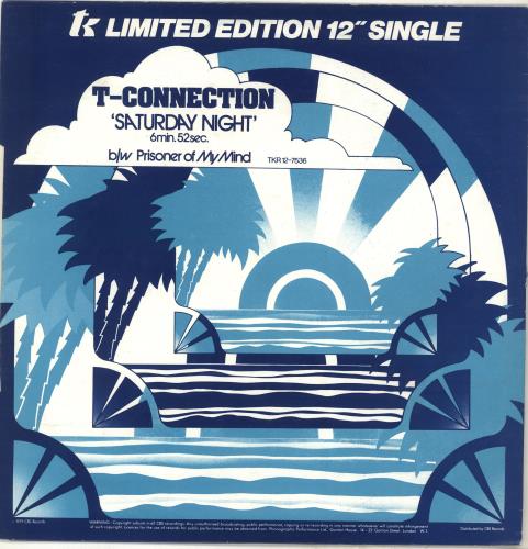 T-Connection Saturday Night 12" vinyl single (12 inch record / Maxi-single) UK TC.12SA703214