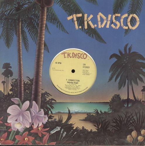 T-Connection Saturday Night 12" vinyl single (12 inch record / Maxi-single) US TC.12SA742634