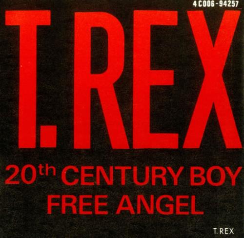 T-Rex / Tyrannosaurus Rex 20th Century Boy 7" vinyl single (7 inch record / 45) Belgian REX07TH420164