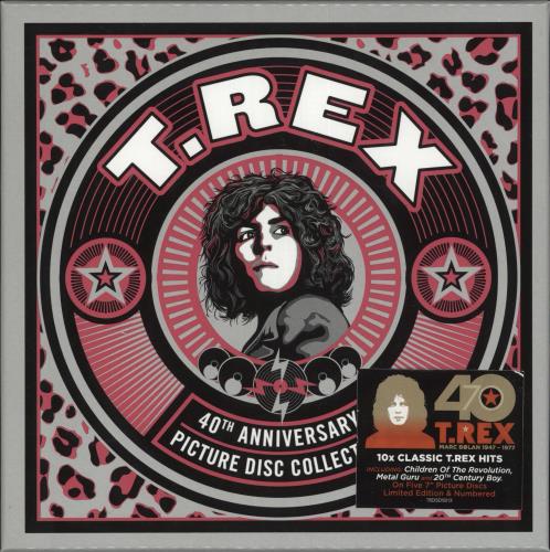 T-Rex / Tyrannosaurus Rex 40th Anniversary Picture Disc Collection 7" single box set UK REX7XTH722192