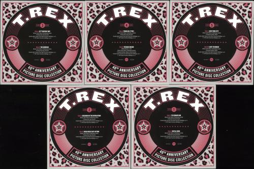 T-Rex / Tyrannosaurus Rex 40th Anniversary Picture Disc Collection 7" single box set UK REX7XTH722192