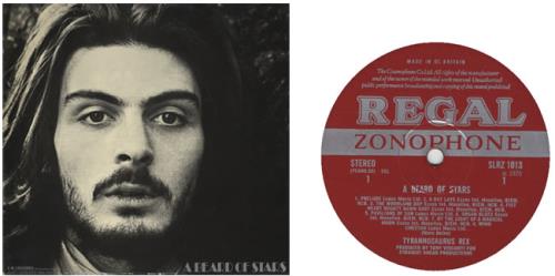 T-Rex / Tyrannosaurus Rex A Beard Of Stars + Insert vinyl LP album (LP record) UK REXLPAB211198