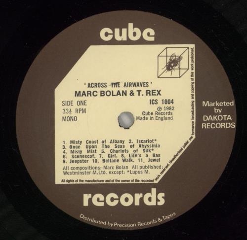 T-Rex / Tyrannosaurus Rex Across The Airwaves vinyl LP album (LP record) UK REXLPAC237183